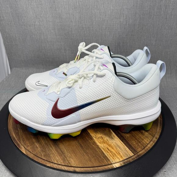 NEW Nike Force Trout 9 Men’s 13 Pro MCS 'Rainbow' Baseball Cleats FB2908-106 - Picture 3 of 7